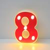 16cm Size Luminous Letters Red White Color LED Letter Night Light  Outdoor Decoration