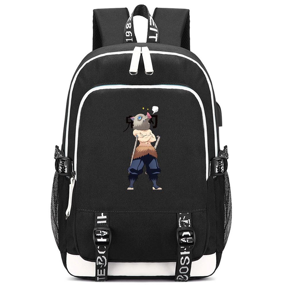 Süßer Cartoon Dämonentöter Aufdruck Rucksack Große Kapazität Schultasche Student Schultasche Outdoor Laptop Reisetasche Geschenk