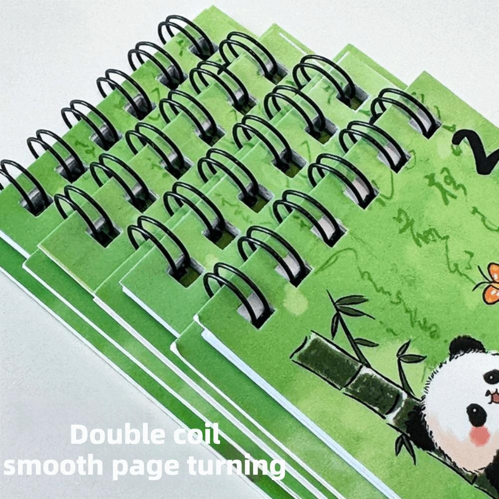 Modischer Chinesischer Stil Mini Schreibtisch Papierkalender Jahresnotizbuch Planer Zeitplaner Multifunktions Agenda Organizer Heimdekoration