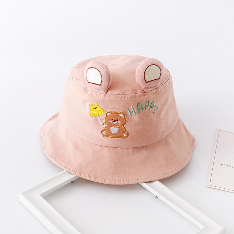 

Trendy New Toddler Boy Girl Sun Hat Spring Autumn Cute Fisherman Bucket Cap рожевий