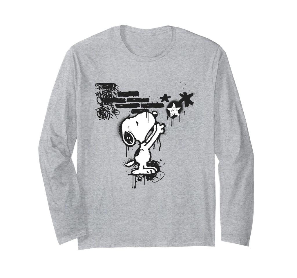 Peanuts Snoopy Star Graffiti Long Sleeve T-Shirt