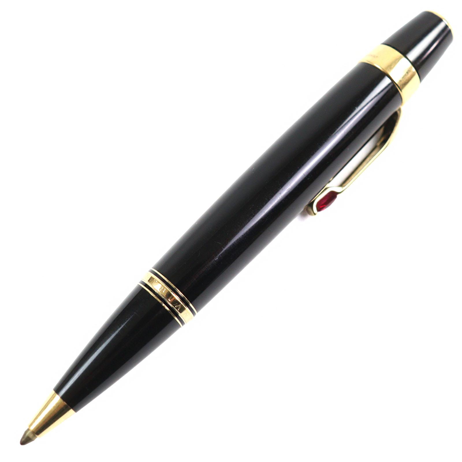 

MONTBLANC Ballpoint pen boheme rouge Engraved logo, white star with stone Used