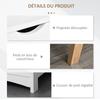 TV Stand Cabinet for TVs Up To 65", Media Unit w/Wood Legs Storage Shelves Entertainment Center Modern Living Room Home Furniture White