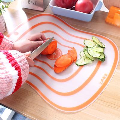 Transparent Flexible Frosted Assortment Cutting Board Home Kitchen Cutting Board Cutting Fruit Pp Cutting Board