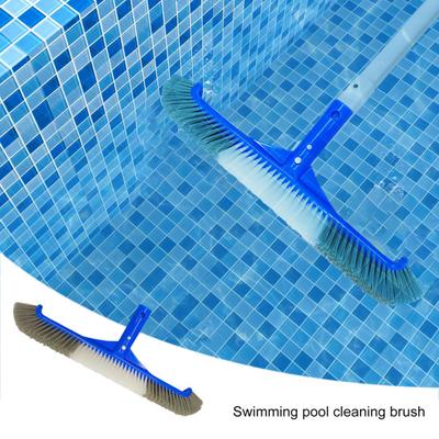Universal-Schwimmbadbürstenkopf, steifes Borstendesign, gebogene Enden, hocheffizienter Hochleistungs-Poolfliesen-Schrubber