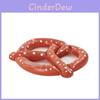 Thickened 140cm Inflatable Swim Ring Float For Adults In Coffee Color
