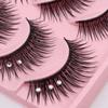 Makeup Tool Rhinestone False Eyelashes Sequins False Eyelashes Lash Extension Big Eyes Eyelashes
