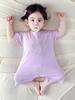 Baby Cotton Short Sleeve Romper - Breathable Newborn Pajamas for Boys & Girls