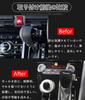 Hearsheng Genuine Leather Shift Knob Cover for Daihatsu New Tanto and New Tanto Custom LA650 Series Interior Custom Scratch Easy Design LA650S,