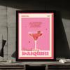 Bunte Cocktailgetränke Gute Poster Kraftpapier Drucke Vintage Wohnzimmer Café Bar Kunst Wanddekor Ästhetisches Gemälde Bild