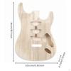 Unfinished Guitar Body DIY S and T Custom for Luthier