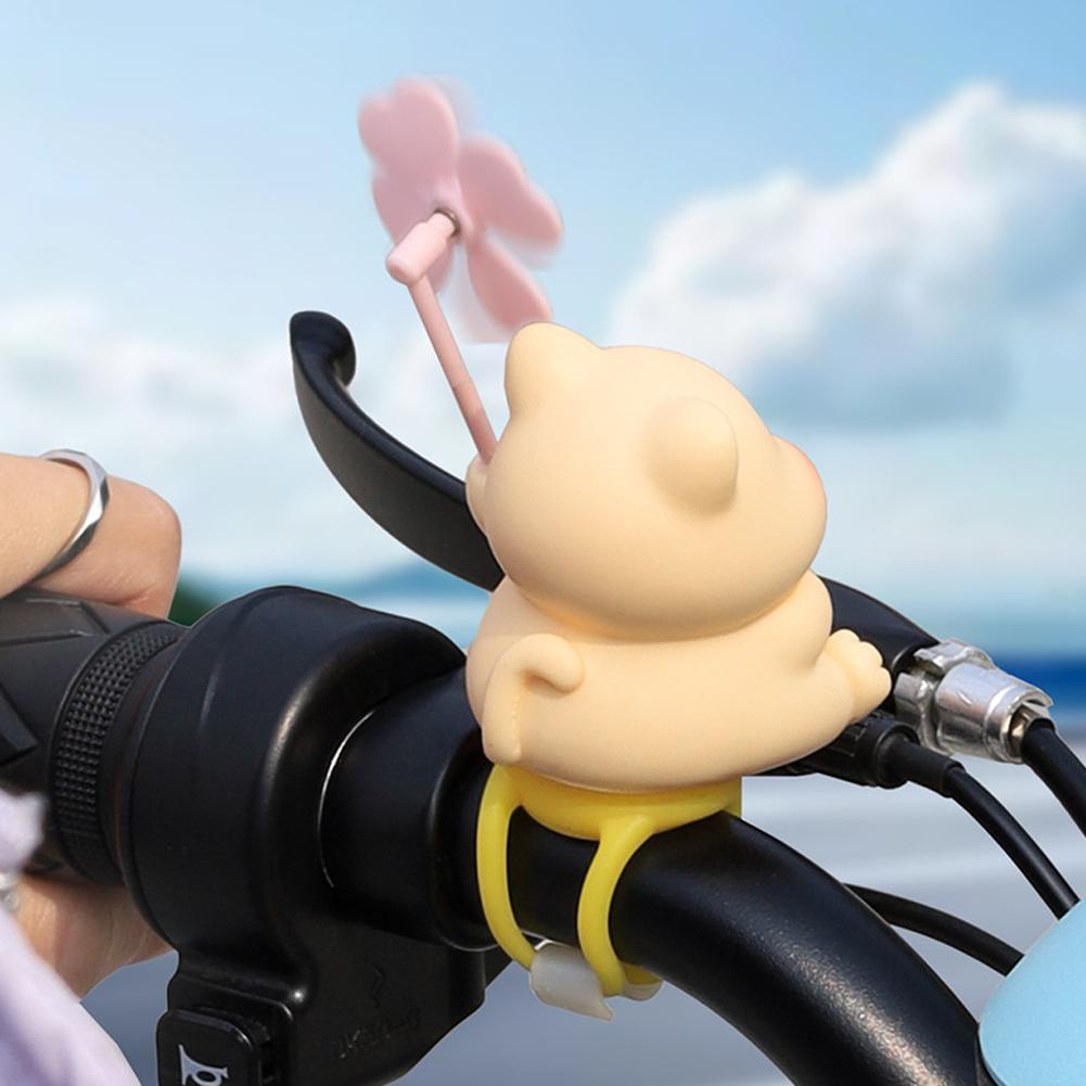 Roztomilá kreslená zvířátka kachna králík kočka pro interiér auta kolo motorka jízdní kolo dekorace cyklistická dekorace cyklo doplňky