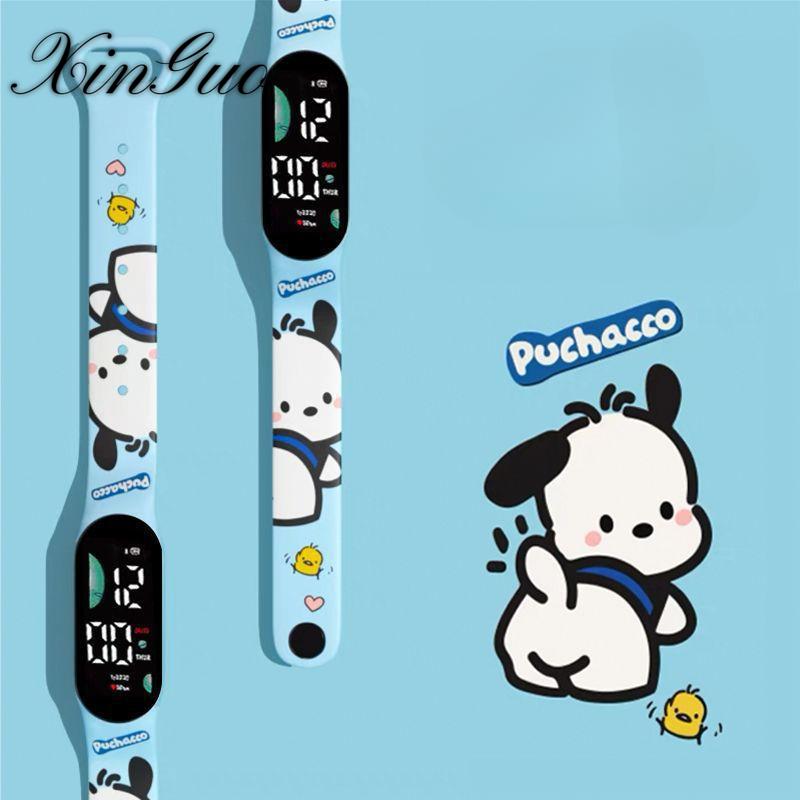 New Cartoon Electronic Watch Elementary School Students Cute Children Cartoon Printing LED Sports Watch