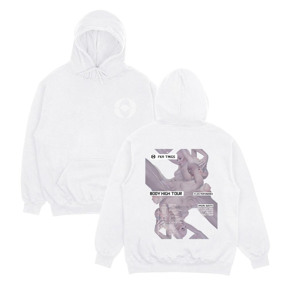 Hanorace FKA Twigs Body High Tour Estetică Harajuku Haine Grafice Femei Bărbați Hanorac Trendy Mânecă Lungă Casual Y2k Pulover