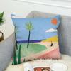H-Henry Art Pillow Case For Car Sofa Decorative Home Double-sided Print Plush Square Throw Pillow Cushion Cover