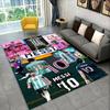 Tappeto Antiscivolo Sportivo Capra del Calcio M-Messi per Soggiorno, Camera da Letto, Sala Giochi, Tappeto Morbido Tappetino per Pavimento Arredamento Casa Tappeto per Stanza dei Bambini