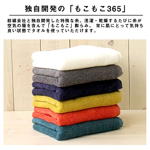 Hartwell Fluffy 365 Solid Color Simple Imabari Made in Japan Set of 3 White
