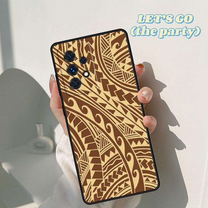 Maori Samoan Polynesian Tribal phone case For Samsung Galaxy A42 A31 A40 A51 A71 A32 A80 A91 A52 A72 A20e A21S A50 A70 A11 A12