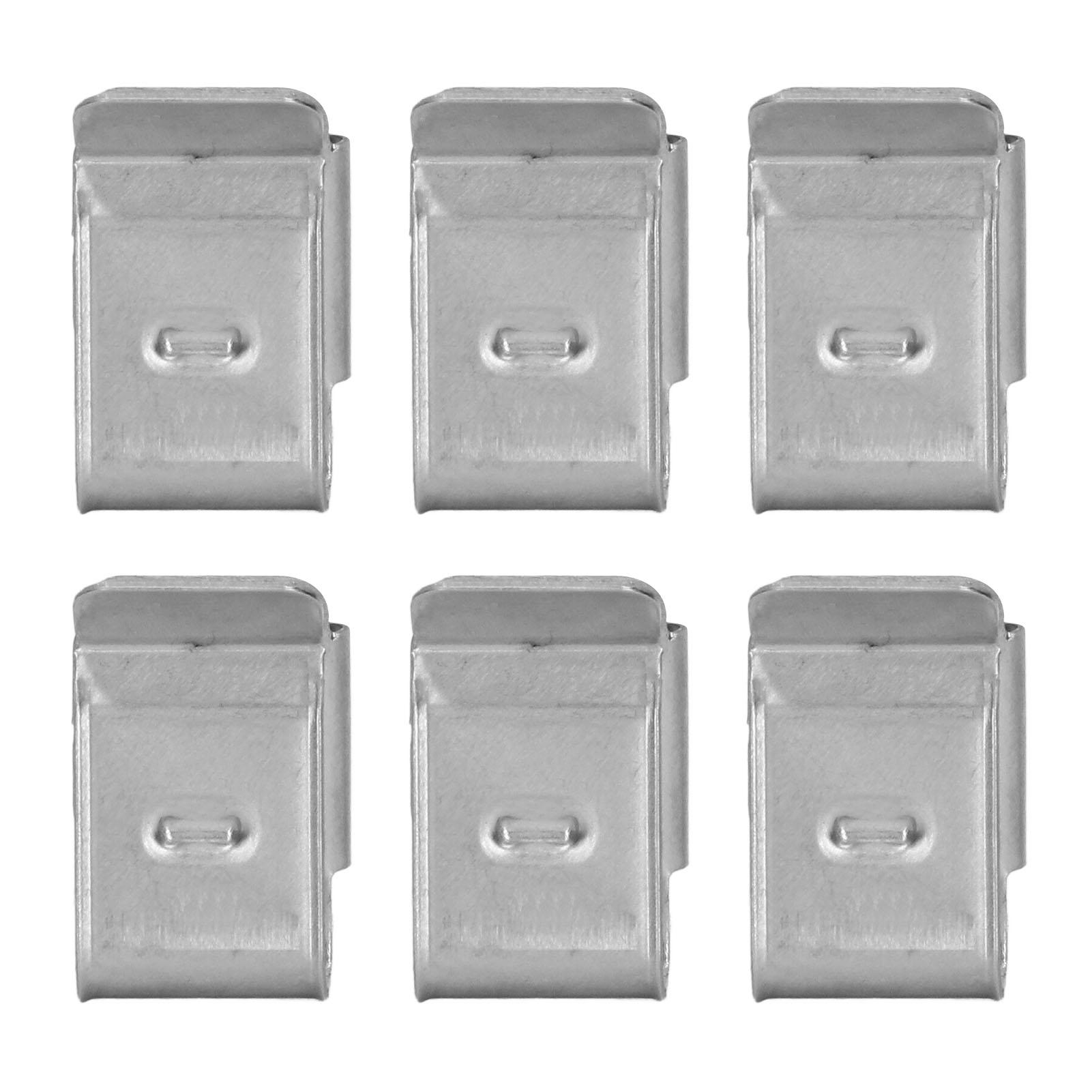 

50 шт. Кабельний затискач для сонячної панелі з зазубринами, гладкий край, нержавіюча сталь 304, дріт для рами причепа