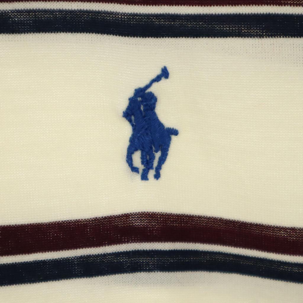 Polo by Ralph Lauren Short Sleeve Polo Shirt L Cream Type Men's Used