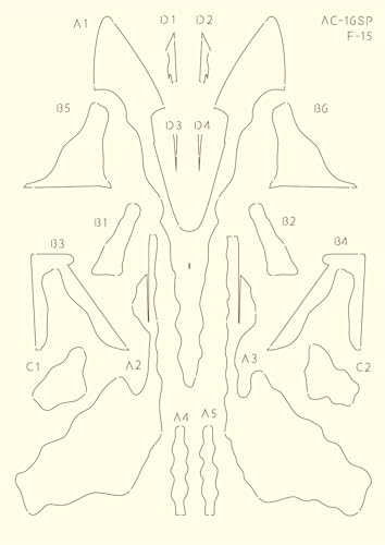 PLATZ 1/72 Scale Air Self-Defense Force Main Fighter F-15J Eagle Plastic Model Kit AC-16SP with Camouflage Pattern Sheet