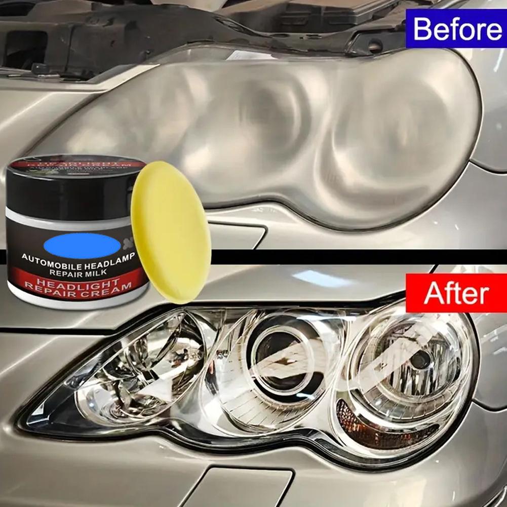 Auto Scheinwerfer Restaurierungs Polierkits Scheinwerfer Kratzerentferner Reparatur Reinigungspaste Oxidation entfernen Scheinwerfer Polierlotion