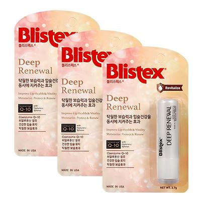 Deep Renewal Lip Balm 3.7g, 3 Packs