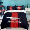 3PCS Mustang Bedding Set,Including 1pc Duvet Cover And 2pcs Pillowcases Perfect for Bedroom, Dormitory, Large Size Fan Christmas Gift