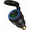 Adaptor Brichetă USB pentru Motociclete BMW Soclu Dublu USB 12V PD 3.0 și QC 3.0 pentru Motociclete BMW