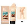 Xiaomi 100ml Tan Leg Makeup Body Foundation Lotion Even Skin Tone Waterproof Long Lasting Body Tanning Cream Medium Bronze Leg Makeup