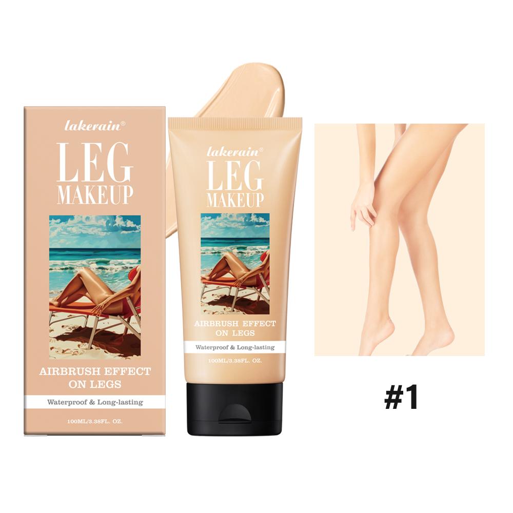 Xiaomi 100ml Tan Leg Makeup Body Foundation Lotion Even Skin Tone Waterproof Long Lasting Body Tanning Cream Medium Bronze Leg Makeup