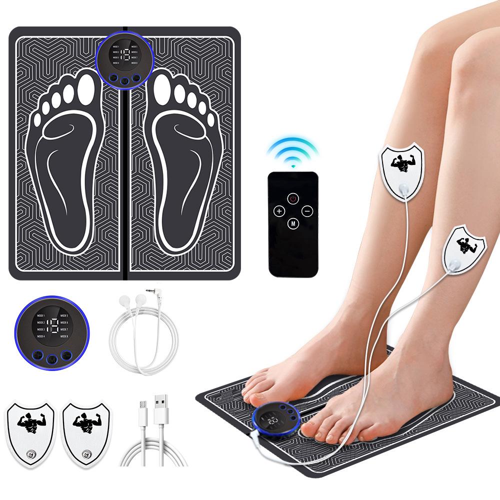 Rechargeable EMS Microcurrent Foot Massage Mat