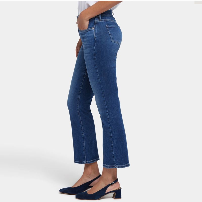 

2 Pieces 10% off NY Joni Series Cropped Straight-leg Denim Autumn Stretch High Waist Stretch Denim C nydj nine Straight-leg pants 6