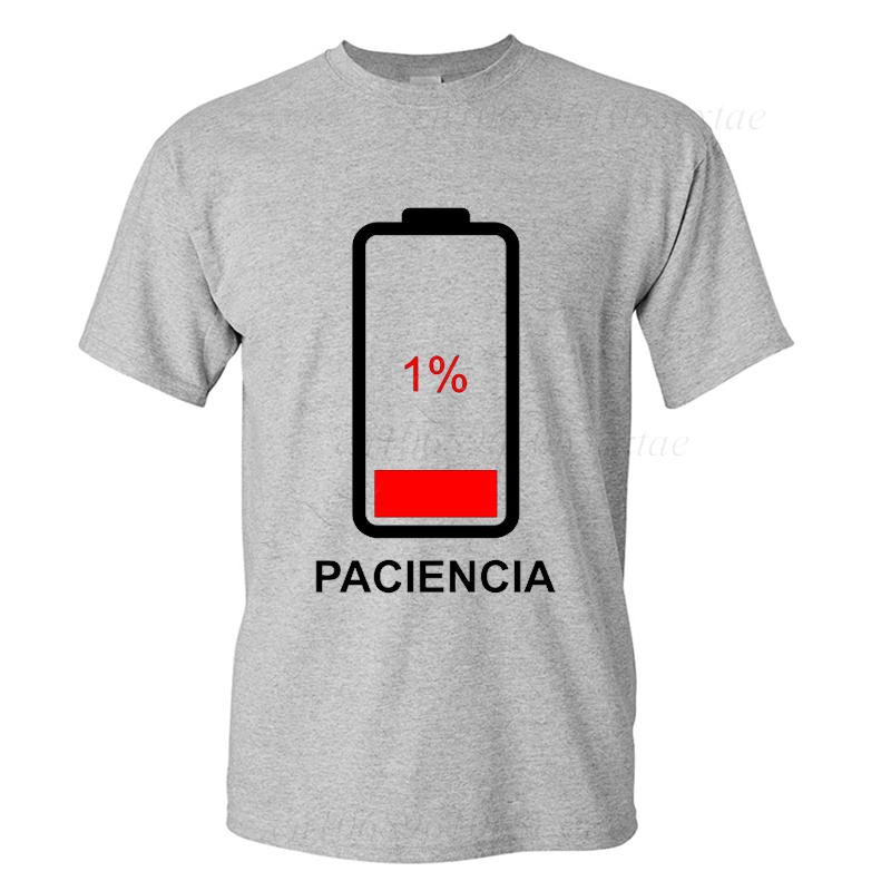 New Fashion Tshirts Patience 1 T Shirt Spanish Humor Couple Dad Birthday Gift Shirt Short Sleeve Soft Oneck Unisex Tee Tops