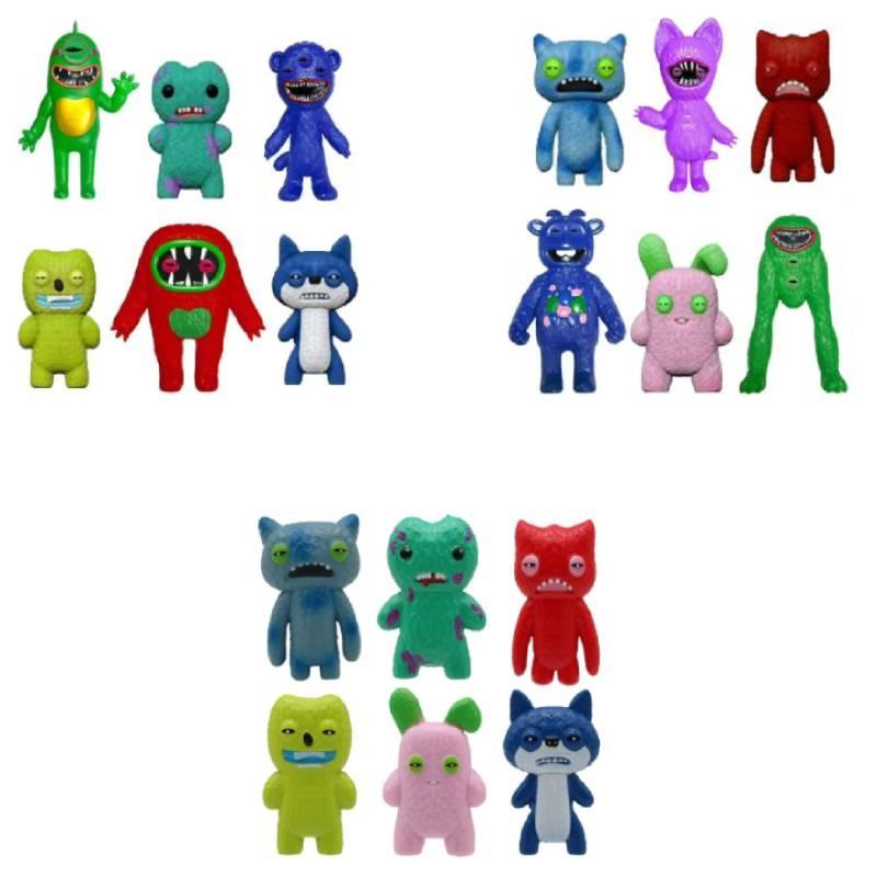 Pvc Fuggler 3inch Figure Cartoon Children Mini Toys Decoration Characters Gift