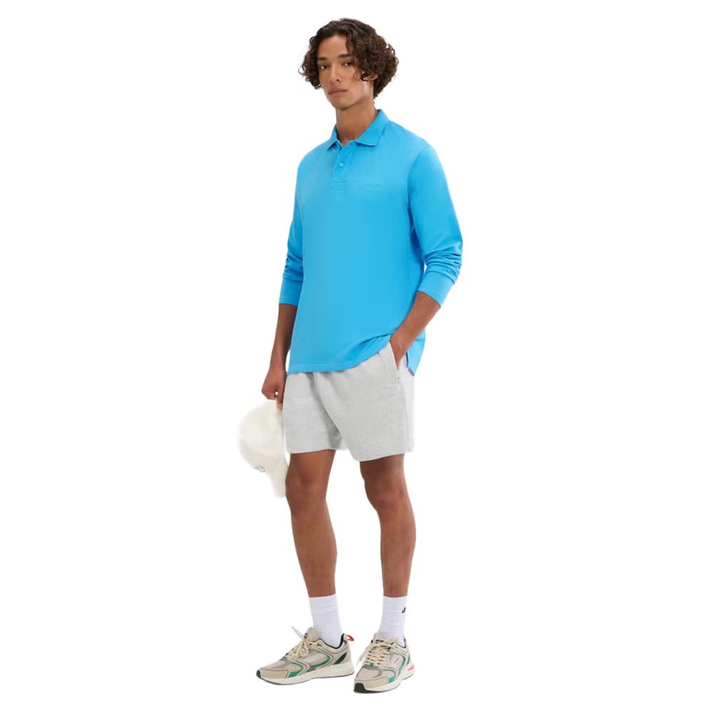 Ellesse Mens Nerola Long-Sleeved Polo Shirt