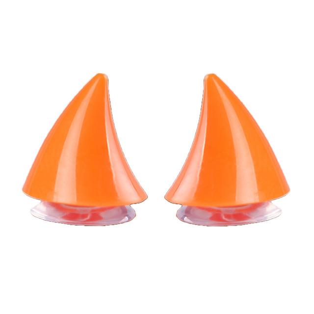 2pcs Motorcycle Helmet Cute Corner Rubber Horn Decoration Motocross Full Face Off Road Helmet Decoration Moto Car Accessories