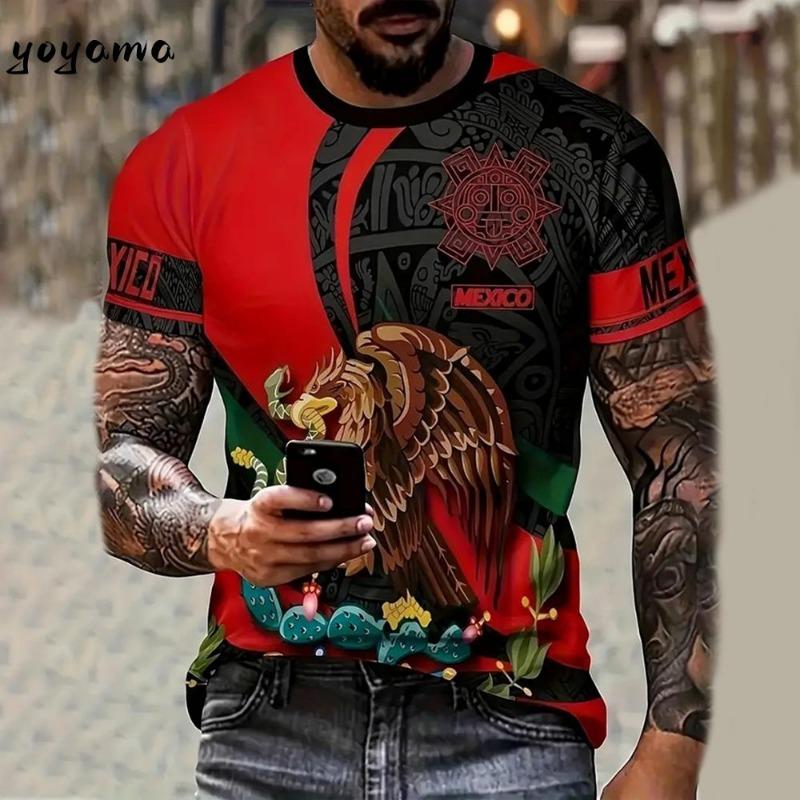 

Vintage Painting Pattern Men s T-Shirt Breathable Men s Top Trend Oversized Men s Short Sleeve S