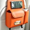 Waterproof Car Tissue Box PU Leather Car Backrest Seat Storage Bag  Car Backseat