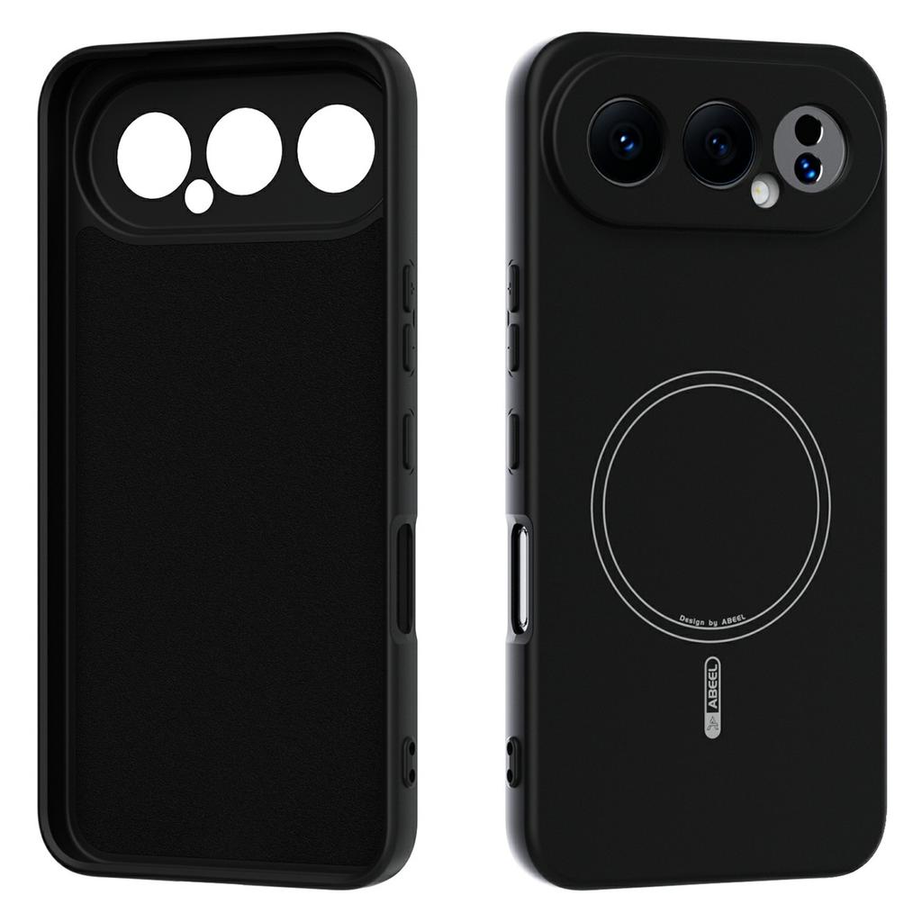 ABEEL Magnetic Case For Honor 500 5G / 500 Pro 5G Skin Touch Liquid Silicone Phone Back Cover