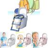 Portable Folding Children's Toilet Seat Soft Pp Material For Easy Potty Training And Comfort