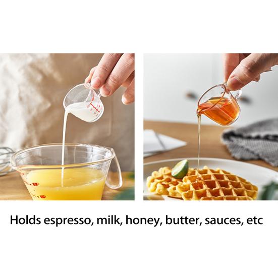 Přehledná a praktická mini váha 15ml odměrka Opakovaně použitelná přenosná odměrka na vaření a koření Kuchyňské potřeby