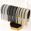 Edelstahl Uhrenarmband Armband für Herren Titanstahl Luxus Statement Mode Schmuck Armband Homme