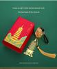 Brass Mini Nine-Story Wenchang Pagoda Ornament for Home, Office, or Backpack – Wishing Academic Success