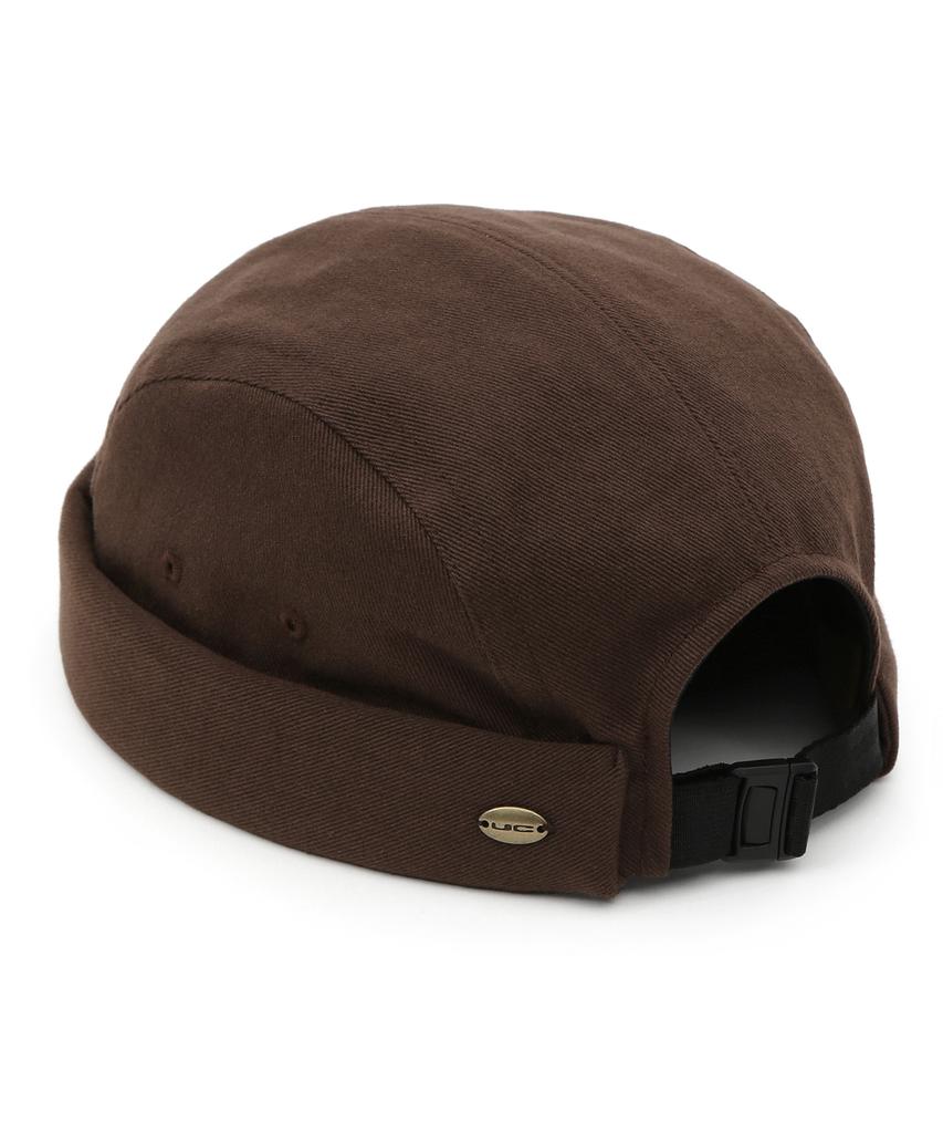 Eondeokeonteulol Four Seasons Vintage Cotton Camp Cap Adjustable Brimless Watch Cap Beanie Hat Uc / Mold Cap / Camp / Faded Brown