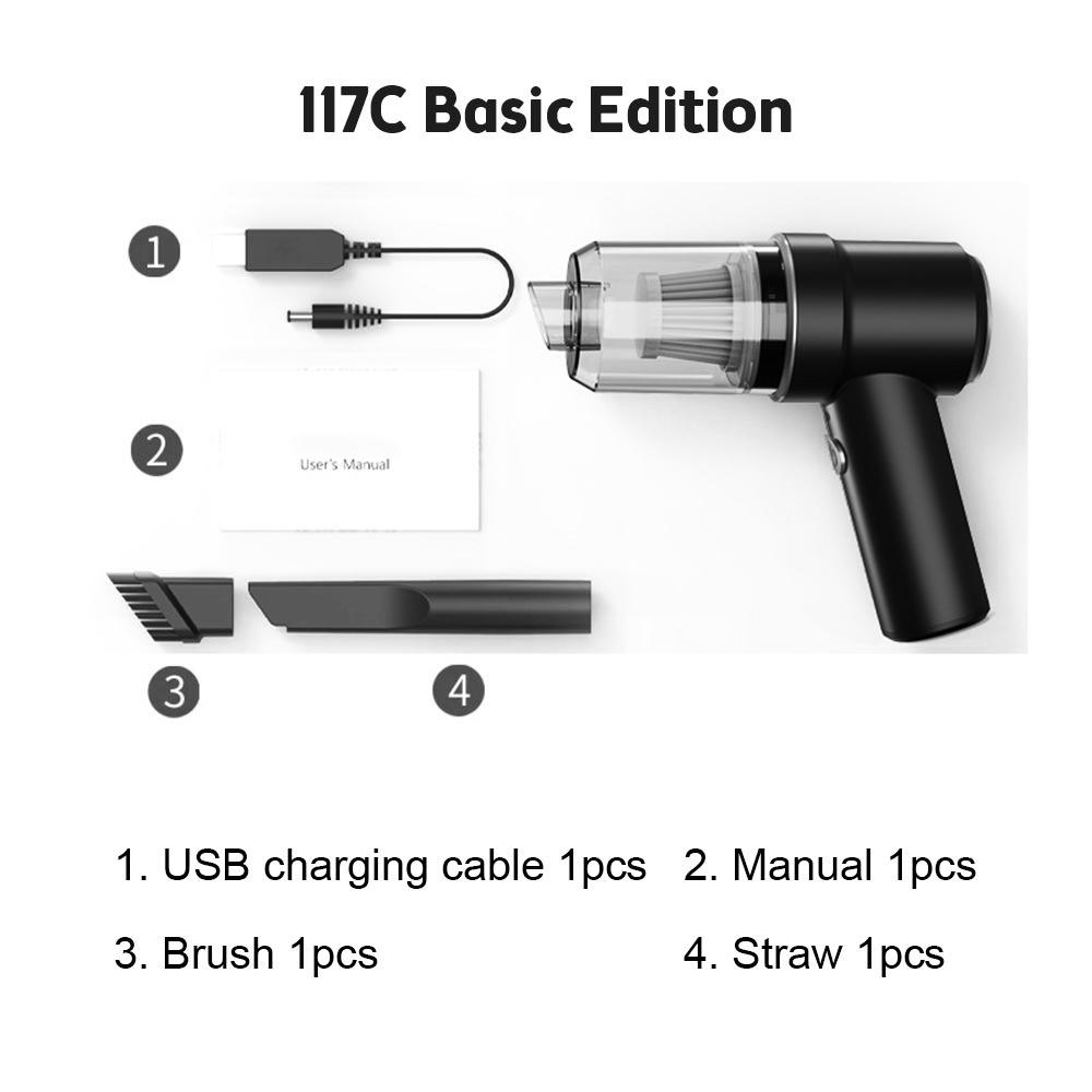 

Автомобильный беспроводной пылесос 120 Вт 2 в 1, беспроводной ручной автоматический пылесос двойного назначения, мощная воздуходувка, пылесос
