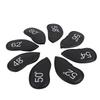 8PCS Wedge Irons Club Head Cover PU Leather Club Iron Headcover 48° 50° 52° 54° 56° 58° 60° 62° Loop