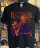 Unisex Shirt Cotton Oversize Large Size Phil Collins Black