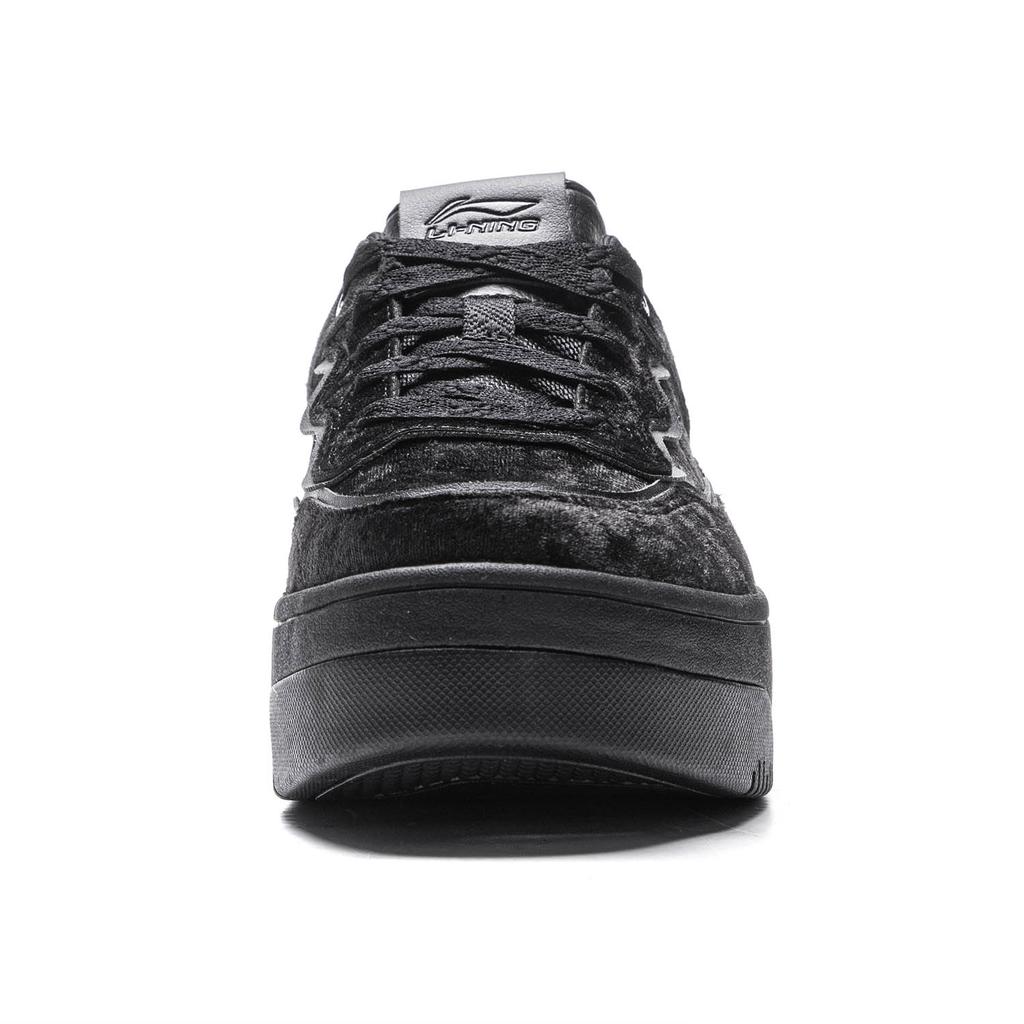 New LiNing Cheese 2.0 Slip Resistant, Abrasion Resistant, Breathable Low Top Skateboard Shoes Women's Black AGCV348-3