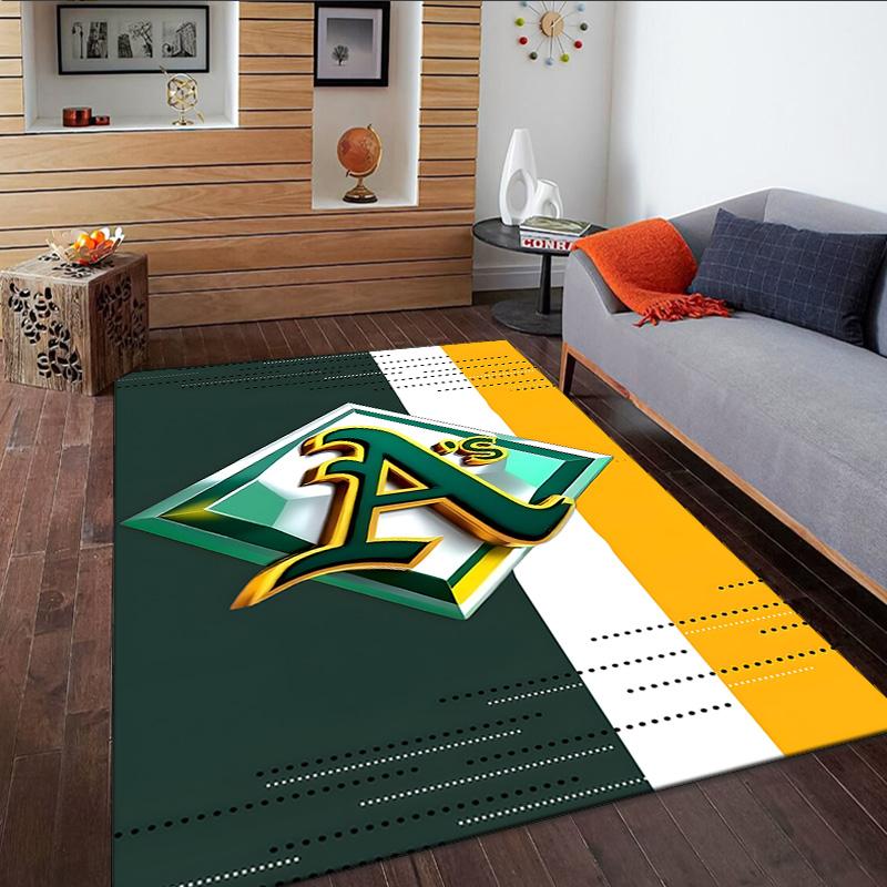Oakland Team Carpet, Kitchen Rugs, Yoga Mat, Non-Slip Mats, Rug for Bathroom, Living Room Bedroom, Camping Rugs Christmas Gift